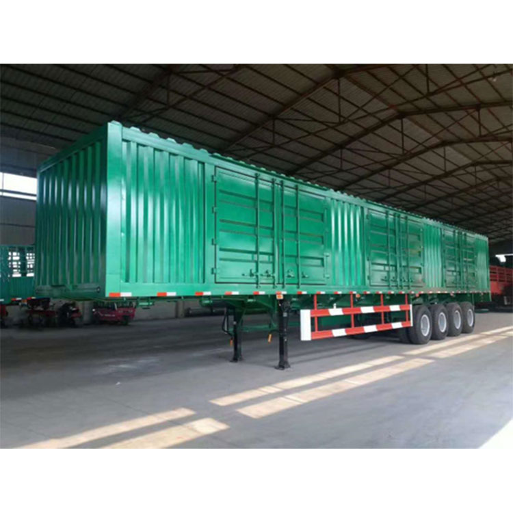 Ubi quatuor axis van semi trailers usus?