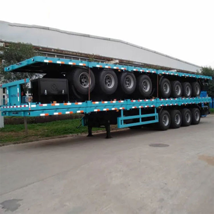 Semi sexies Flatbed quattuor Axem 60T